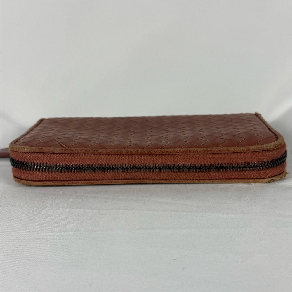 Bottega Veneta Intrecciato Wallet Brown Leather As Is - Picture 10 of 10
